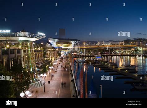 Darling harbour at night Stock Photo - Alamy