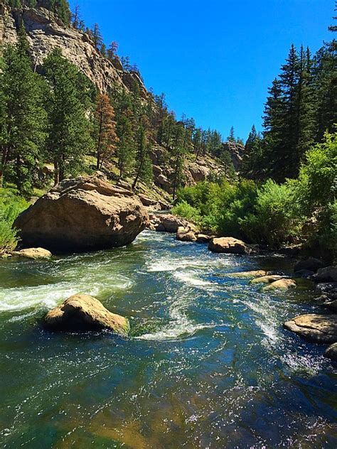 South Platte River | River flowing through Eleven Mile Canyo ...