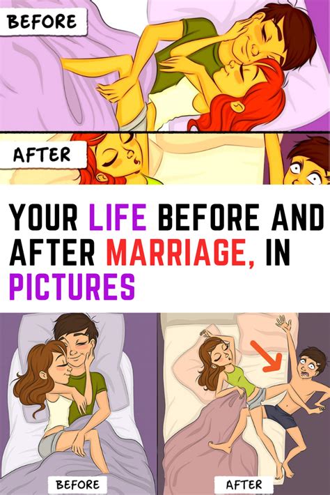 Your life before and after marriage, in pictures | Before and after marriage, After marriage ...