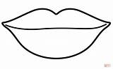 Lips coloring page  Free Printable Coloring Pages sketch template