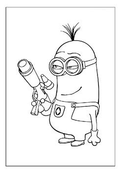 Coloring Pages Minions Bob