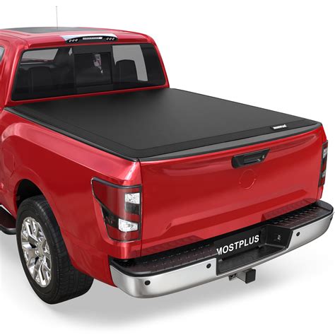 6.5FT (6' 7") Roll Up Soft Tonneau Cover For 2016-2023 Nissan Titan with or without Utilitrack ...