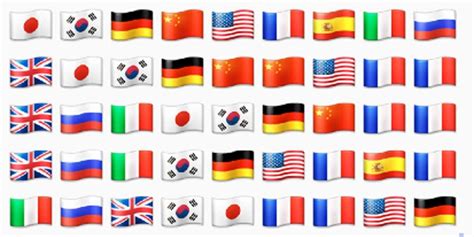 Iphone Emoji Flags