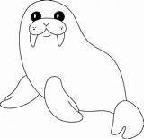 Walrus Kids Coloring Page Great For Beginner Book 2468202  sketch template