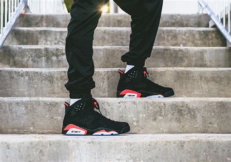 On Feet: Air Jordan 6 'Black/Infrared' Black Friday Release- SneakerFiles