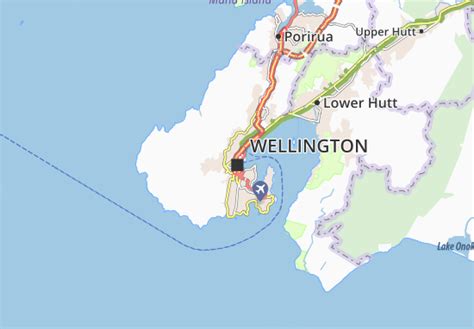 MICHELIN Wellington map - ViaMichelin