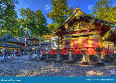 Architecture of Toshogu Shrine Temple in Nikko Editorial Stock Photo - Image of history, place ...