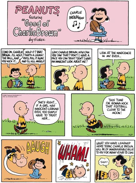 Peanuts by Charles Schulz, September 27, 2015 Via @GoComics | Snoopy ...