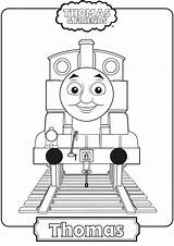 Thomas The Train Coloring Page sketch template
