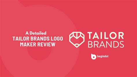 Tailor Brands Logo Maker Review (2022): Top Features & Pricing - begindot