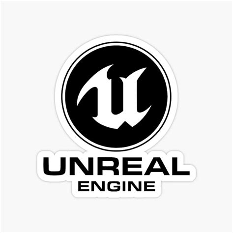 Buy Unreal Engine logo sticker Online at Best Prices in India - Sticker ...