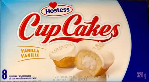 Hostess Vanilla Cupcakes Canada | Hostess cakes, Snack cake, American snacks