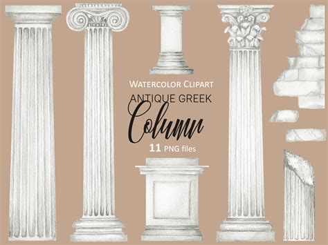 Clipart Of Columns And Pillars