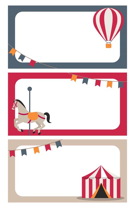 Name Tag Borders - 15 Free PDF Printables | Printablee