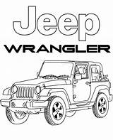 Jeep Coloring Pages sketch template
