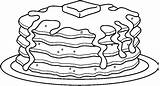 Pancake Coloring Page  Home sketch template
