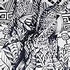 Amazon.com: Chengsan Elephant Tapestry,Black White Animals African Elephant Tapestry Psychedelic ...