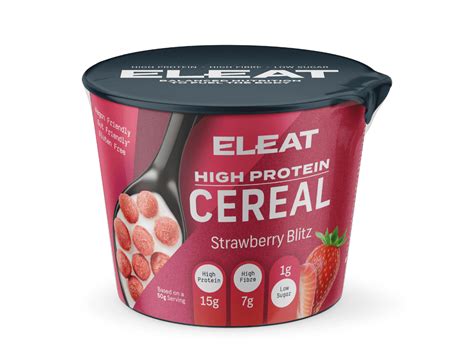 Strawberry ELEAT High Protein Cereal | The Good Prep