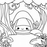 Enchanted Forest Fairy Garden Coloring Page 36203 28619 sketch template