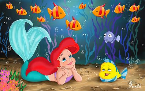 Little Mermaid HD Wallpaper - WallpaperSafari