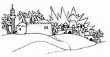 Coloring Pages New Jerusalem sketch template