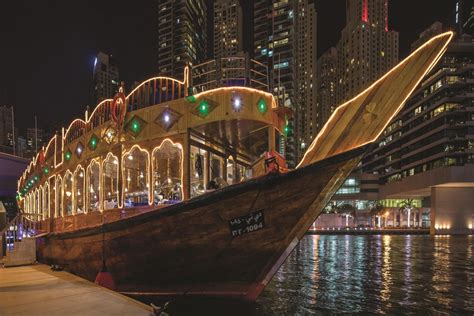 Marina Dhow Cruise Dinner From Dubai - Dubai, United Arab Emirates ...