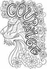 Prinatble Be Strong And Courageous Coloring Page  Free Printable sketch template