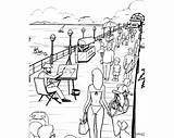 Boardwalk Coloring Pages sketch template