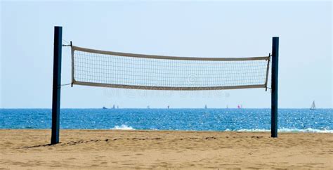 Beach volleyball net stock photo. Image of equipment - 22195838