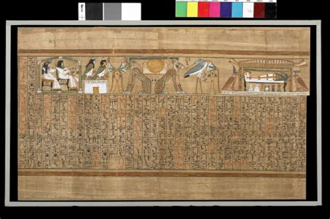 Book of the Dead of Ani, Sheet 7, Egypt, 19th Dynasty | The British ...