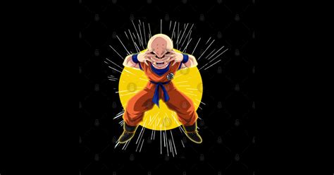 krillin dbz power level - Krillin - Sticker | TeePublic