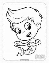 Bubble Guppies Oona Guppy Dona Bubbles Everfreecoloring Goby  sketch template
