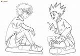 Killua Zoldyck Coloring Pages  Free Printable sketch template