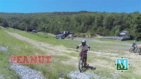 Massanutten Bike Park Peanut Trail - Beginner Level. For hours & rates, visit www.massresort.com ...