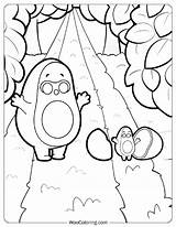 22 Avocado Coloring Pages Free PDF To Print  Woo sketch template