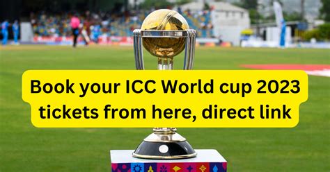 ICC Cricket World Cup Ticket 2023, Book Online - icc-cricket.com