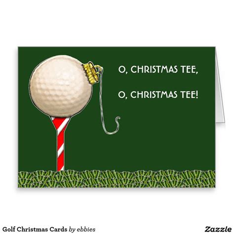 Golf Christmas Holiday Card | Zazzle.com | Christmas cards, Christmas ...