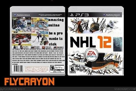 nhl 12 PlayStation 3 Box Art Cover by FLYCRAYON