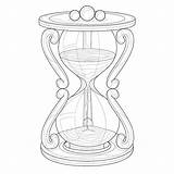 Premium Vector  HourglassColoring Book Antistress For Children And sketch template