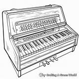 Keyboard Coloring Pages  Free & Printable sketch template