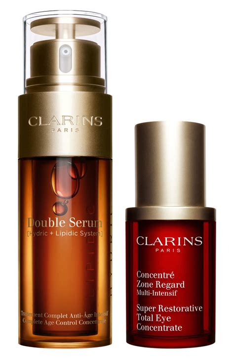 Clarins Double Serum & Total Eye Concentrate Duo (Limited Edition ...