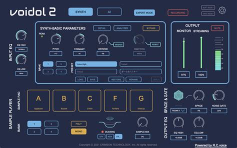 REQ: CRIMSON TECHNOLOGY Voidol 2 AI Voice Changer » AudioZ