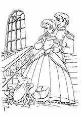 coloriage la petite Sirène  Cartoon coloring Pages Disney sketch template