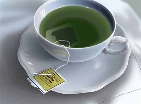 Green tea cup | Free SVG