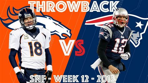 Broncos vs. Patriots (Wk 12, 2013) | Brady's 24-Point Comeback vs ...