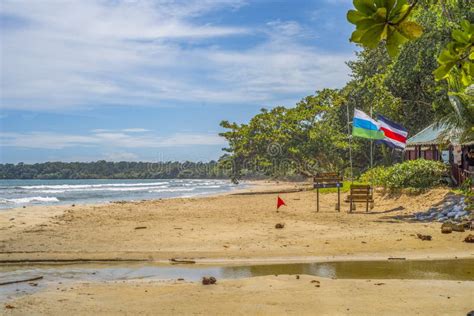 Cahuita Beach Costa Rica stock image. Image of costa - 235057851