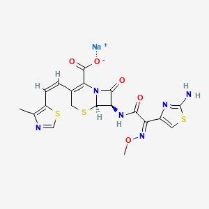 Cefditoren sodium salt | C19H17N6NaO5S3 | CID 23673042 - PubChem