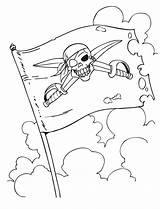 A Pirate Flag coloring Page  Download Print Or Color Online For Free sketch template