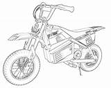 Dirt Bike Coloring Pages Sketch Page sketch template