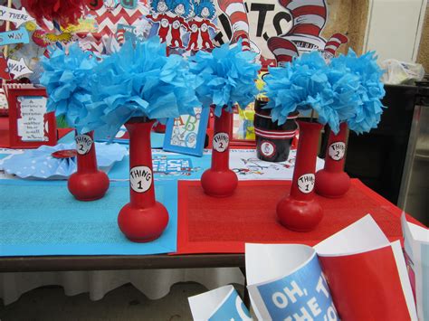 Dr Seuss, Turquoise and Red Boys 1st Birthday Party Ideas, 1st Boy Birthday, Dr Seuss Baby ...